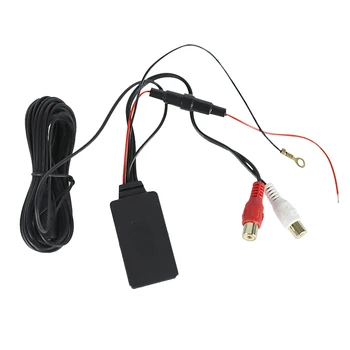 Автомобильный модуль беспроводного приемника Bluetooth Адаптер AUX Музыкальный Аудио стереоприемник Bluetooth 5.0 Адаптер радиокабеля 2RCA Разъемы