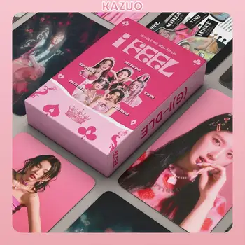 KAZUO 55 шт Альбом G-IDLE I Feel Lomo Card, серия фотокарточек Kpop, серия открыток