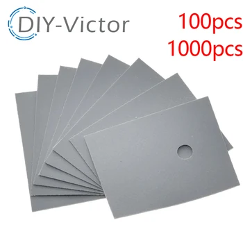 100-1000 шт Большой силиконовый лист TO-3P TO-220 изоляционные прокладки силиконовая изоляционная пленка