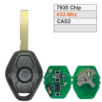 Для BMW 5 серии CAS2 systerm 3 кнопки с 433 МГц PCF7953/7945 ID46 Чип дистанционного ключа