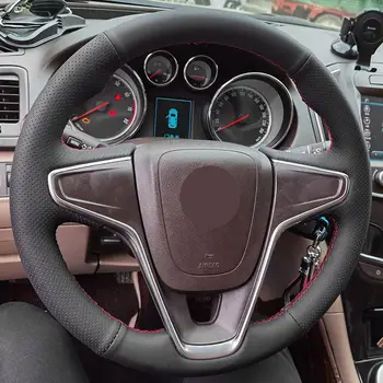 Оплетки на Рулевом колесе Автомобиля Vauxhall Opel Insignia (CT) A 2013-2017 Buick Regal GS 2014-2017 Отделка из Перфорированной кожи