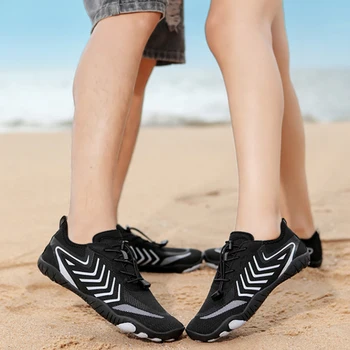 Пляжная водная обувь для плавания, нескользящие кроссовки для бега, Быстросохнущая обувь для серфинга, Дышащие износостойкие принадлежности для активного отдыха на озере