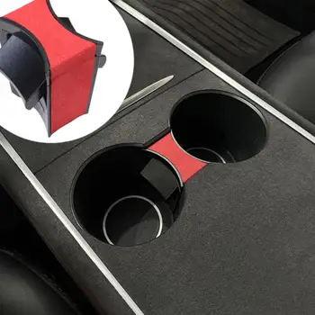 Новый Автомобильный держатель для стакана воды с ограничителем скольжения для Tesla Model 3 Модель Y 2021 ABS Поворотный Мех Автомобильный держатель для стакана Ограничитель Прочный Материал