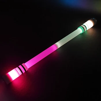 Крутая Вращающаяся ручка-спиннер со светодиодной вспышкой для снятия стресса для взрослых, детские Светящиеся Вращающиеся ручки с батарейкой, игрушка для пальцев, подарок-спиннер-непоседа