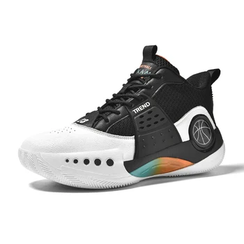 Оригинальные баскетбольные кроссовки для мальчиков, нескользящая спортивная обувь для улицы, Мужские дизайнерские молодежные баскетбольные ботинки, Носимая Спортивная мужская обувь