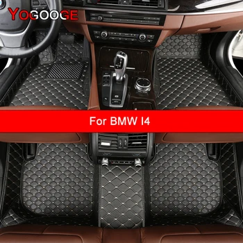 Автомобильные коврики YOGOOGE на заказ для BMW I4 G26, автоаксессуары, коврик для ног