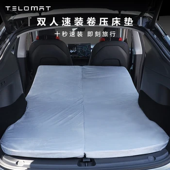 Матрас для кемпинга внедорожника для Tesla Model Y/X, Сумка для хранения матраса с эффектом памяти, Простыня, Переносная кровать для путешествий в автомобиле