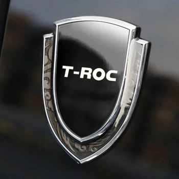 автомобильные наклейки 3D металлические аксессуары автоаксессуар для Фольксваген тигуан т-кросс t-roc