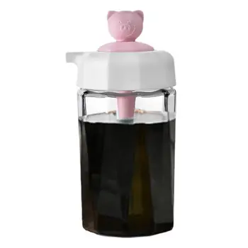 Дозатор оливкового масла для кухни, стеклянная бутылка для оливкового масла с силиконовой щеткой, Стеклянные бутылки для приправ для приготовления пищи на кухне