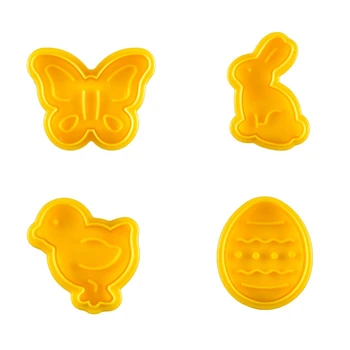 3D Пластиковые Штампы для печенья Пресс-Формочки для выпечки печенья Ручной работы
