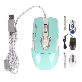 Проводная игровая мышь в форме спортивного автомобиля USB Оптическая компьютерная мышь со светодиодной подсветкой 4 Регулируемых DPI до 3200 Компьютерная мышь Проводная мышь