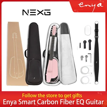 Умная аудиогитара Enya NEXG 38-дюймовая гитара из углеродного волокна с чехлом / Беспроводным микрофоном / Аудиокабелем / Ремешком / Зарядным кабелем