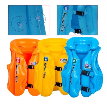 Детские Спасательные жилеты Надувные Купальники для девочек и мальчиков Плавающий Жилет для плавания Аксессуары для детского бассейна