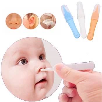Зажим для козявки Baby Dig Инструменты для чистки ушей, носа, Пупка младенцев, Пинцет для безопасности детей, Щипцы для чистки полости носа малышей, принадлежности для ухода за полостью носа