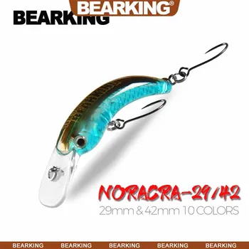Bearking-мини-приманка для ловли форели, искусственная приманка, воблер, карп и окунь, 29 мм, 42 мм