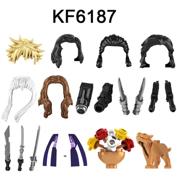Фильмы и игры Final Fantasy Mini В сборе, строительные блоки, фигурки из АБС-пластика, Детские развивающие игрушки Juguetes KF6190 KF6187