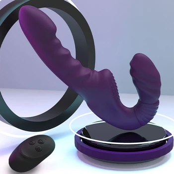 Силиконовый реалистичный фаллоимитатор-палочка G Spot вибратор Массаж клитора Секс-игрушки для женщин Мастурбация Лесбийские игры 10 Скоростная вибрация