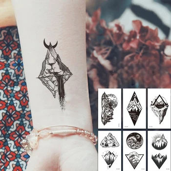 Новая водонепроницаемая маленькая свежая татуировка, модный тренд, эстетичная и персонализированная временная татуировка-наклейка
