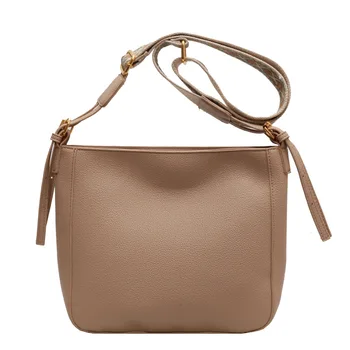Текстурная сумка для женщин 2023, новая мода, вместительная сумка для пригородных поездок, широкий плечевой ремень, простая вместительная сумка-мешок на одно плечо