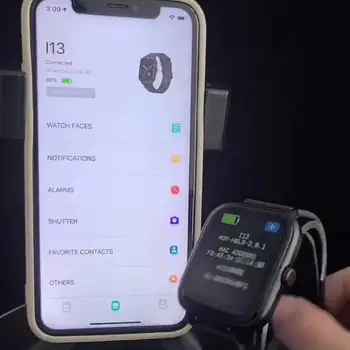 Смарт-часы i13 с 1,69-дюймовым экраном и функцией Bluetooth для звонков - получите максимальное удобство подключения с Da Fit