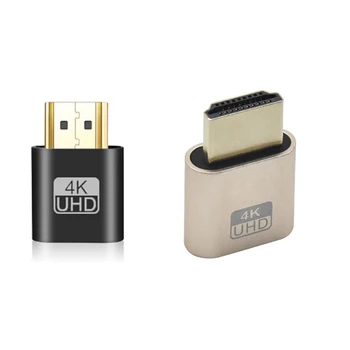 Виртуальный дисплей, совместимый с HDMI, 4K DDC EDID-фиктивный штекер EDID-дисплей, виртуальный штекер, совместимый с HDMI-фиктивный эмулятор