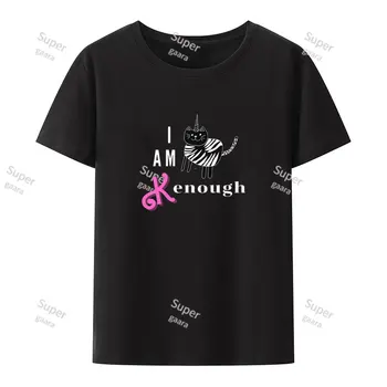 I Am Kenough Theme Modal Мужская Специальная Женская одежда Для тренажерного зала, Футболка с коротким рукавом, Футболки для Женщин, Мужская Футболка Y2k Zevity