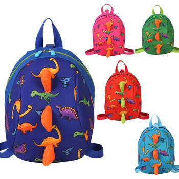 Детский рюкзак, школьный ранец с динозавром, мультяшный рюкзак для детского сада, Корейский милый рюкзак для потерянных книг для маленьких девочек, сумки для детей