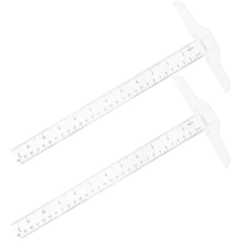 12 дюймов / 30 Т-образных Т-образных квадратов для инструментов для обрамления и черчения (2 упаковки)