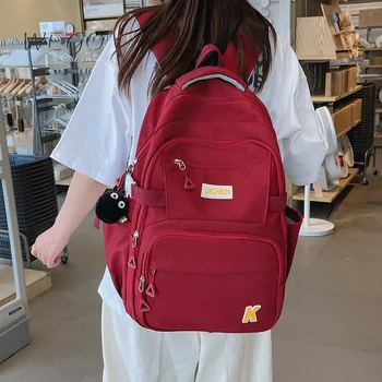 Новый рюкзак большой емкости Harajuku для женщин, студенческий рюкзак 2023 года для средней школы, модный рюкзак для мужчин