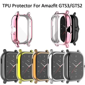Полноразмерные смарт-часы с мягкой рамкой, защитный чехол из ТПУ, защитная пленка для экрана Amazfit GTS3 GTS2