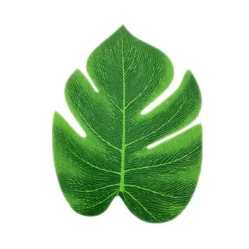 Креативный Поддельный Зеленый Лист Разного Размера, Энергичный Моющийся Зеленый Поддельный Пальмовый Лист, Украшенный Искусственными Листьями