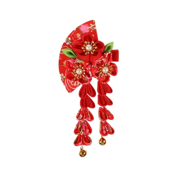 Шпилька в японском стиле, Свадебные заколки для волос, заколки для девочек, аксессуары Hanfu, женская традиционная одежда, детская