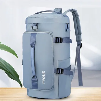 Водонепроницаемый рюкзак для путешествий на открытом воздухе, Большая вместительная сумка для фитнеса, спортивная сумка для женщин и мужчин, дышащий пакет для хранения