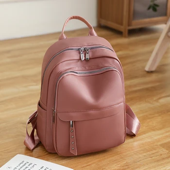 Высококачественный Кожаный рюкзак, Женский рюкзак для путешествий большой емкости, Модные школьные сумки, сумки через плечо Mochila для женщин, новинка 2023 года
