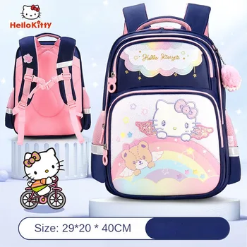 Детский школьный ранец Hello Kitty Sanrio Kids Для девочек, школьный ранец ученицы начальной школы, Новый милый рюкзак большой емкости