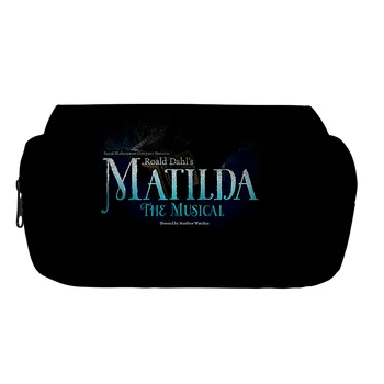 Двухслойная Сумка для карандашей WAWNI Roald Dahl's Matilda the Musical, Мужская/Женская Сумка Для карандашей на молнии с 3D принтом, Модная сумка На молнии в стиле Харадзюку