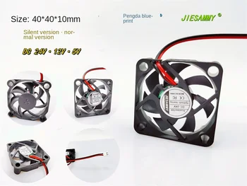 Совершенно новый JIESAMMY hydraulic 4010 mute 24V 12V 5V проектор для прижигания 4 СМ охлаждающий вентилятор 40*40*10 Мм
