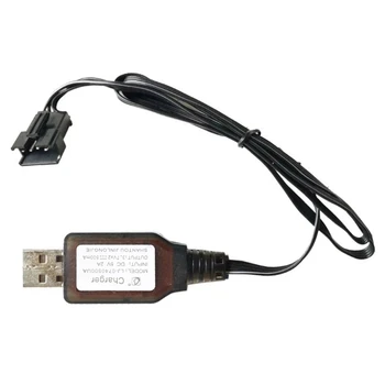Литий-ионный аккумулятор SM4P 7,4 В 3,7 В Адаптер для обратной зарядки Электрического игрушечного автомобиля E561 Экскаватор USB-кабель