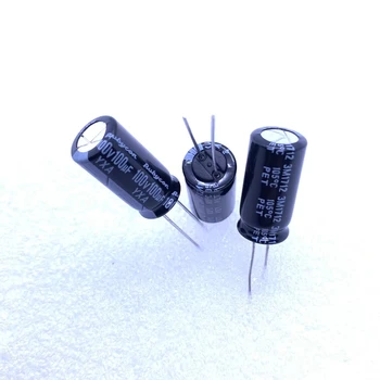 100V100UF 1020 мм черный электролитический конденсатор серии YXA в оригинальной коробке ruby