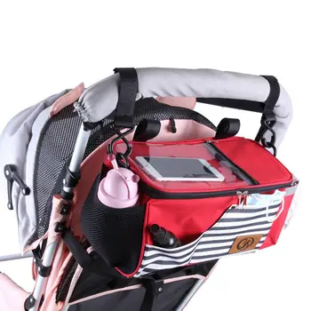Аксессуары для колясок, Универсальная сумка для подгузников, сумки для детских колясок, Тележка для новорожденных, Органайзер для мамы, дорожные сумки