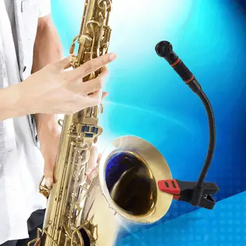 Микрофон для саксофона, Микрофонная система, зажим для музыкальных инструментов, Труба