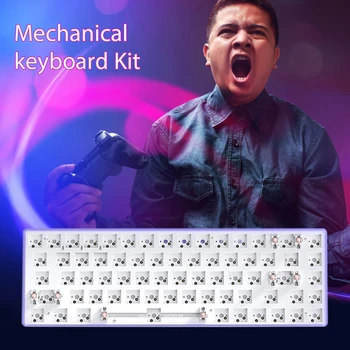 Комплект клавиатуры с горячей заменой, индивидуальный комплект механической клавиатуры, совместимый с Bluetooth