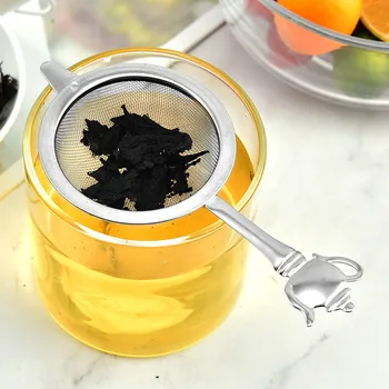 Многоразовый заварочный чайник из нержавеющей стали, ситечко для чая, чайник, рассыпчатый чайный лист, специи, чайный фильтр, кухонные принадлежности