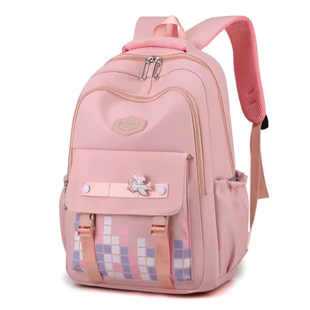 XZAN 2023 Сумки для начальной школы для девочек, рюкзак для учащихся средней школы, нейлон