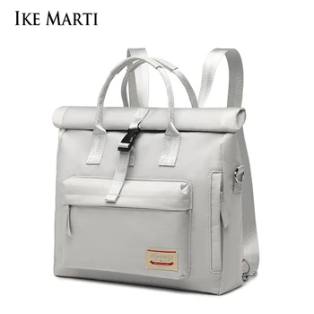 IKE MARTI, женская сумка для ноутбука, рюкзак, 13, 14, 15,6-дюймовая водонепроницаемая сумка для ноутбука Macbook Air Pro, компьютерная сумка, портфель, сумка