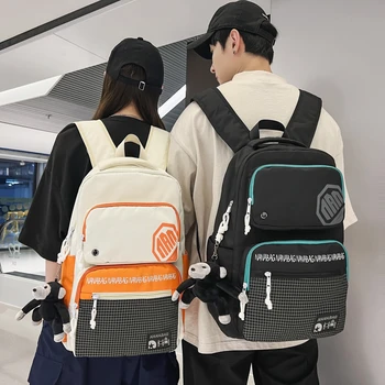 Новый модный рюкзак для женщин и мужчин, нейлоновая сумка для путешествий на открытом воздухе, повседневная компьютерная сумка для учащихся средней школы